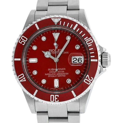 rolex submariner rouge et noir